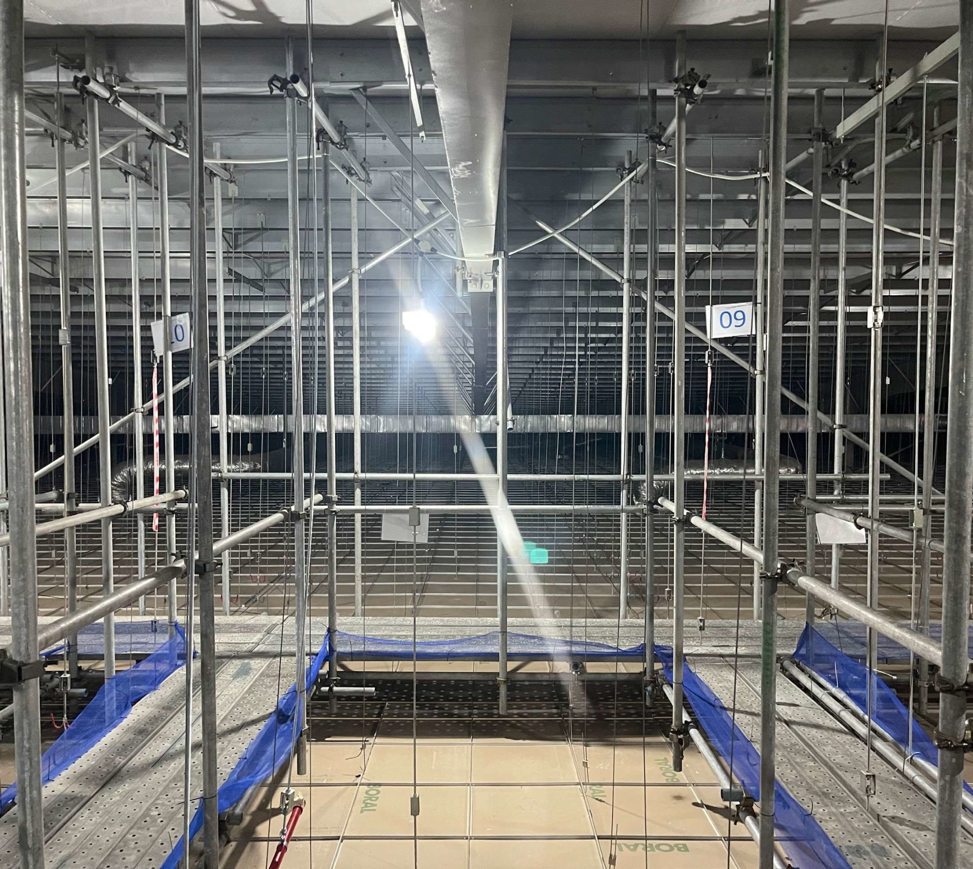 TIC　特殊技術　工場稼働させての消防改修工事